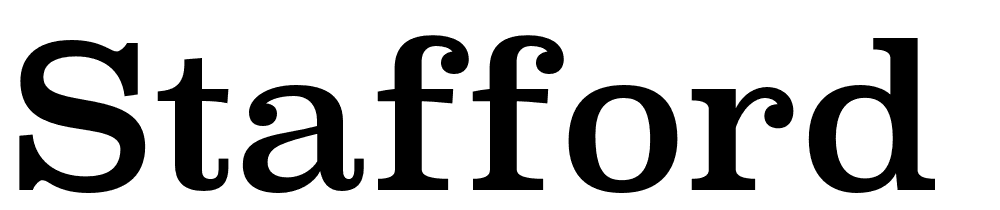 Stafford Serial font family download free