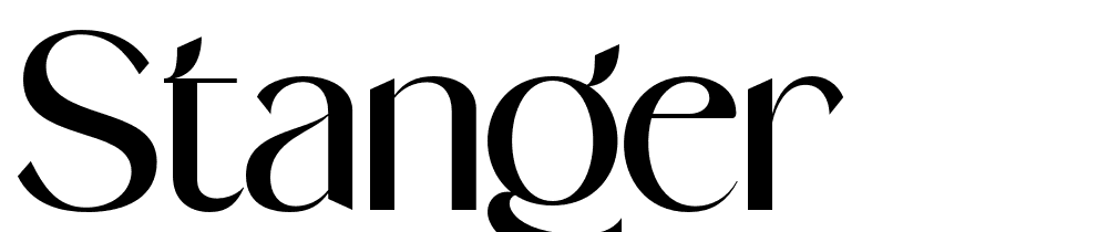 stanger font family download free