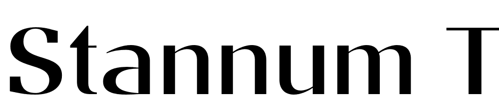 stannum-trial font family download free