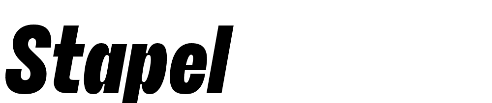 Stapel font family download free