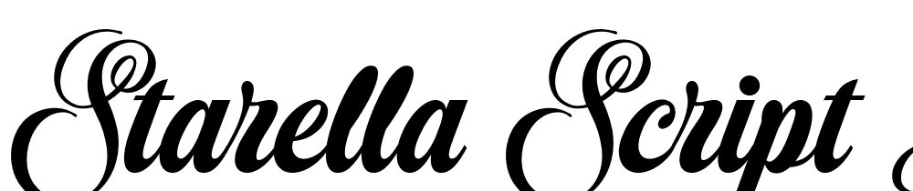 Starella-Script-PERSONAL-USE font family download free