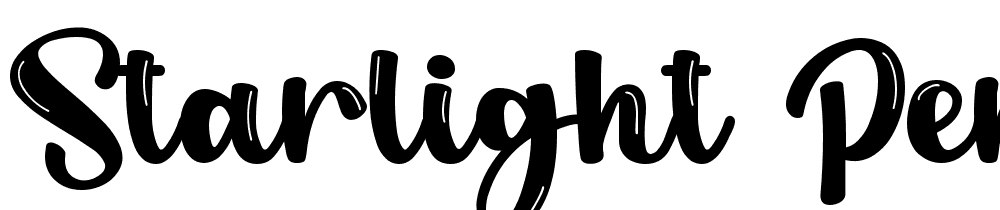 Starlight  Personal Use font family download free