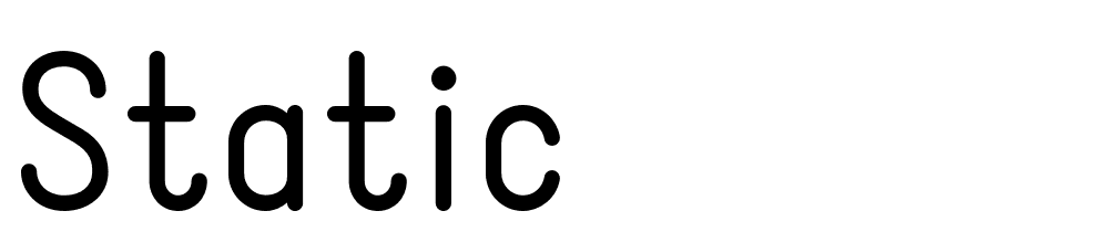 Static font family download free