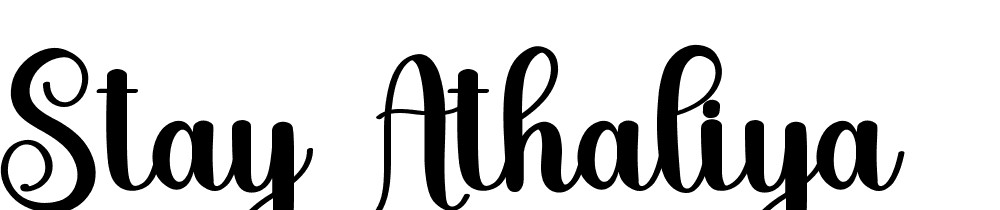 Stay Athaliya font family download free