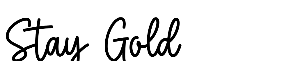 Stay-Gold font family download free