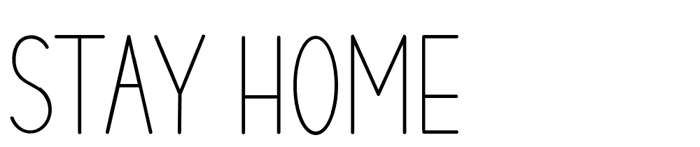 STAY-HOME font family download free