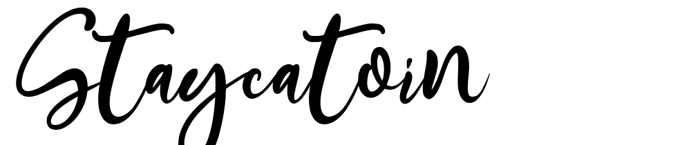 staycatoin font family download free