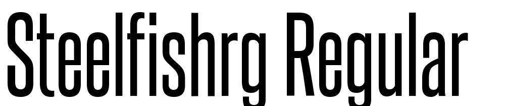 SteelfishRg-Regular font family download free