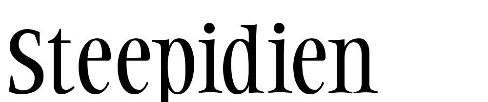 steepidien font family download free