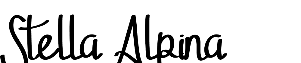 Stella Alpina font family download free