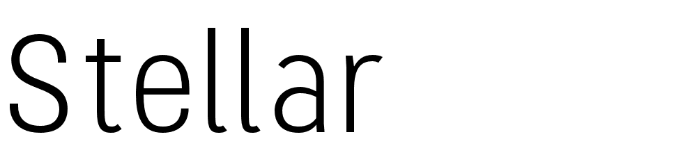 stellar font family download free