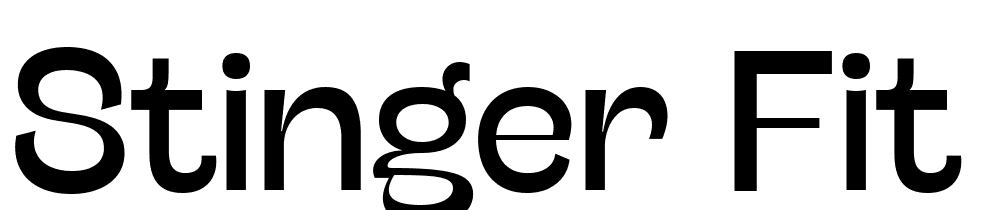 Stinger-Fit-Trial-Regular font family download free