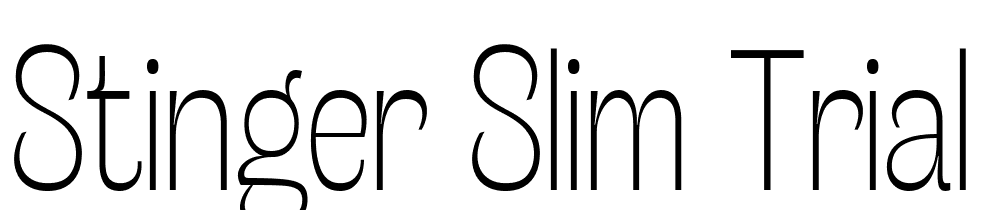 Stinger-Slim-Trial-Thin font family download free