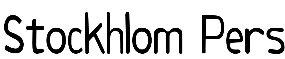 Stockhlom-Personal-Use font family download free