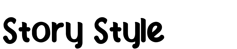 Story Style font family download free