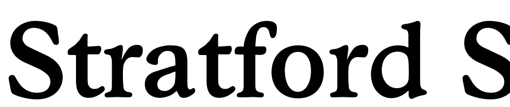 Stratford Serial font family download free