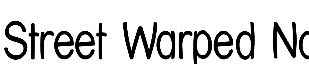 Street-Warped-Narrow font family download free