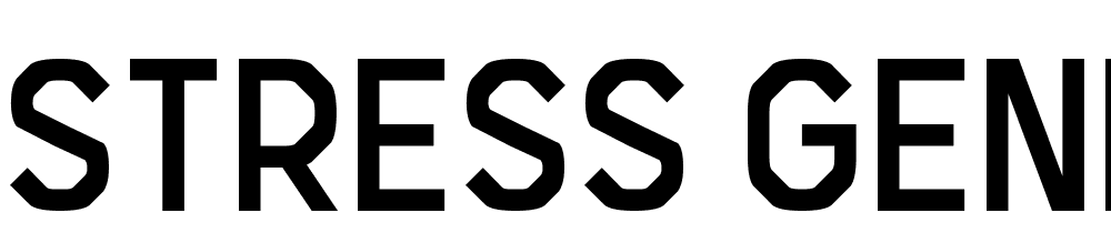 Stress-Genesis font family download free