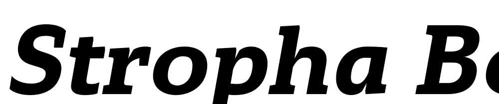 Stropha-Bold-Italic-Regular font family download free