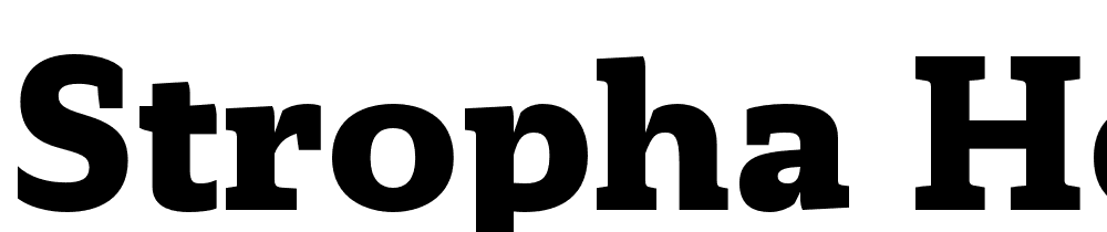 Stropha-Heavy-Regular font family download free