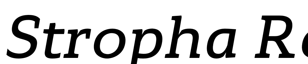 Stropha-Regular-Italic-Regular font family download free