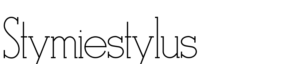 StymieStylus font family download free