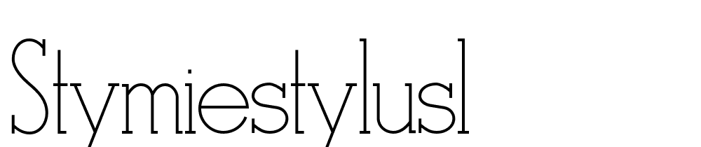 StymieStylus1 font family download free