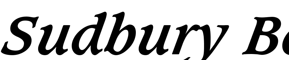 Sudbury-Book-Bold-Italic font family download free