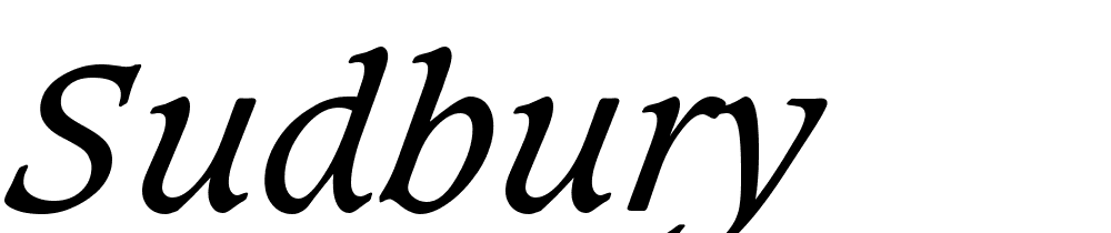 sudbury font family download free