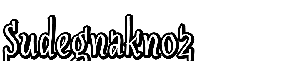 SudegnakNo2 font family download free