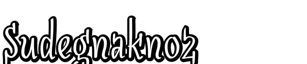 sudegnakno2 font family download free