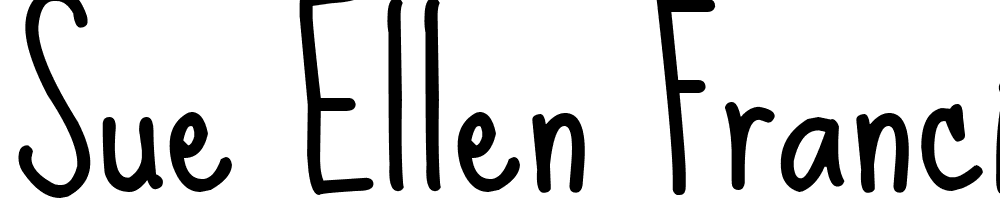 Sue Ellen Francisco font family download free