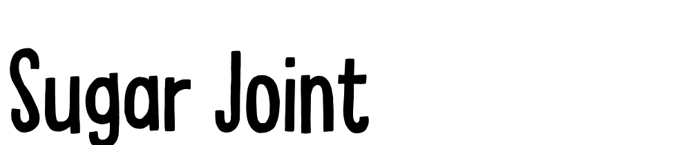 Sugar Joint font family download free