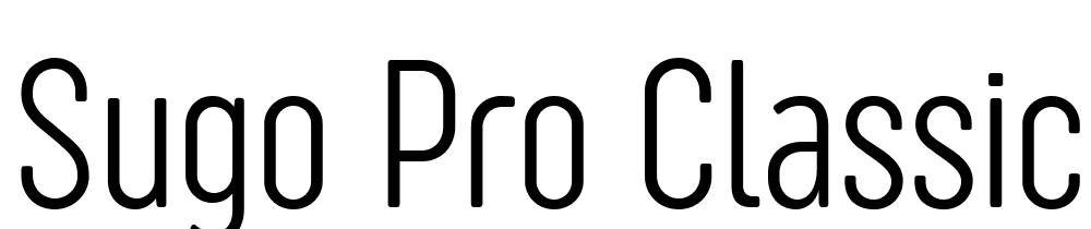 Sugo-Pro-Classic-Trial-ExtraLight font family download free