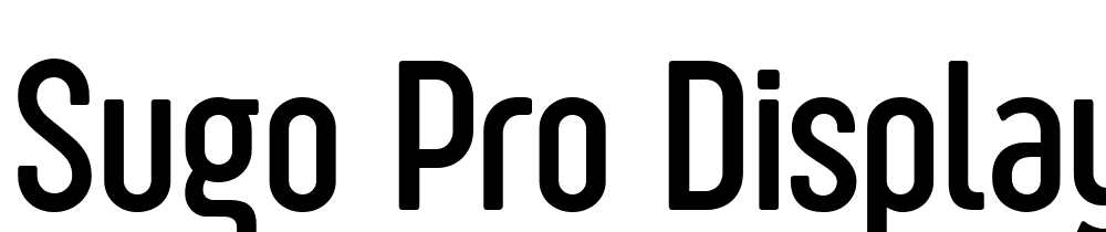 Sugo-Pro-Display-Trial-Light font family download free