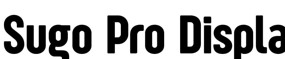 Sugo-Pro-Display-Trial-Regular font family download free