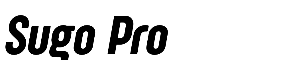 Sugo Pro font family download free