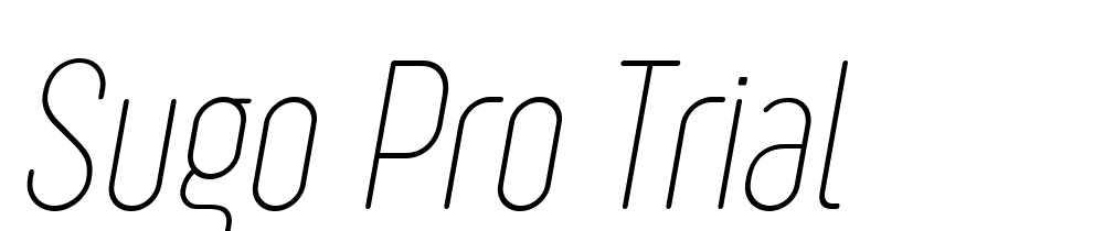 sugo-pro-trial font family download free