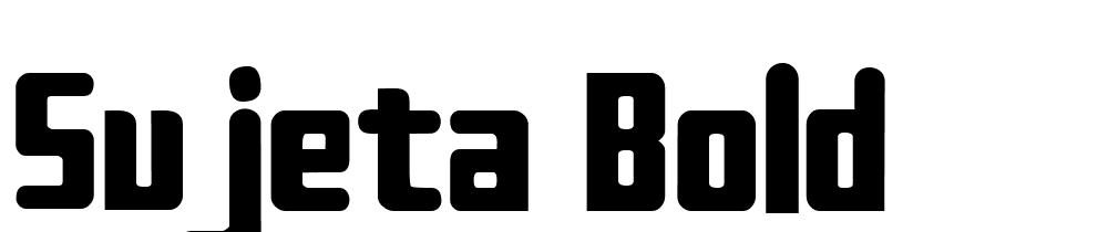 Sujeta-Bold font family download free