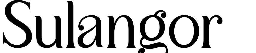 Sulangor font family download free