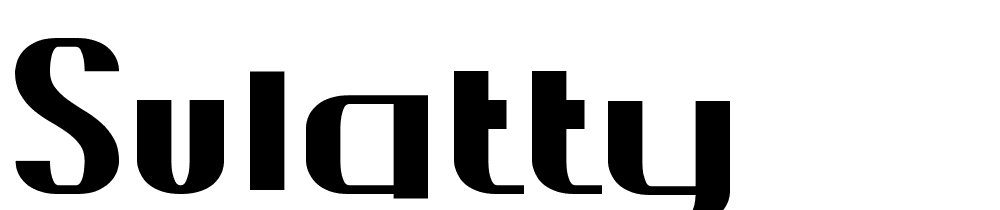 sulatty font family download free