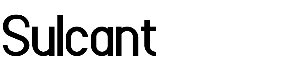 Sulcant font family download free