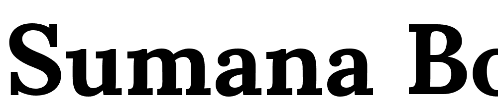 Sumana-Bold font family download free