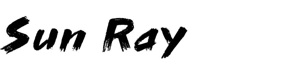 Sun-Ray font family download free