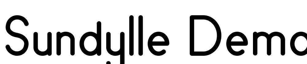 Sundylle-Demo font family download free