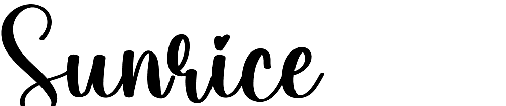 Sunrice font family download free