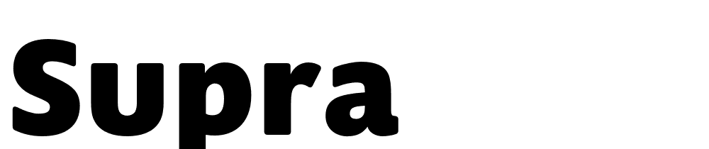 Supra font family download free