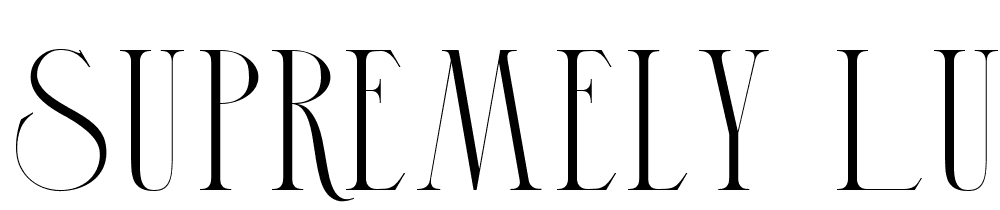 Supremely-Luxurious-Demo font family download free