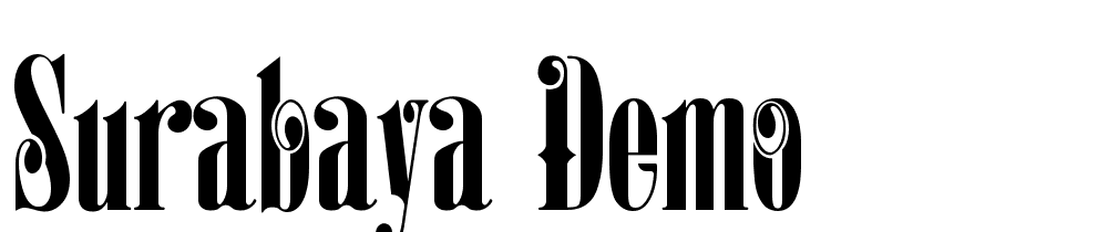 Surabaya-Demo font family download free