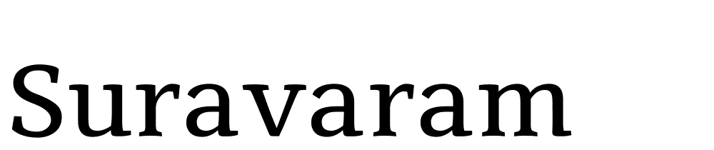 suravaram font family download free